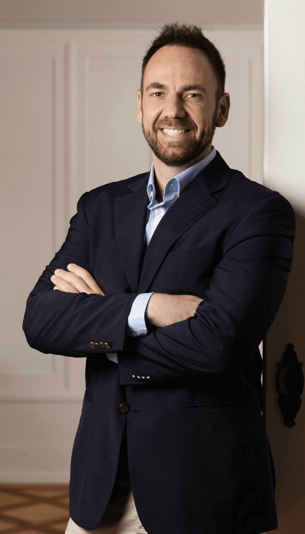 Portrait of Dr. Chris Bachtsetzis, MD, PhD